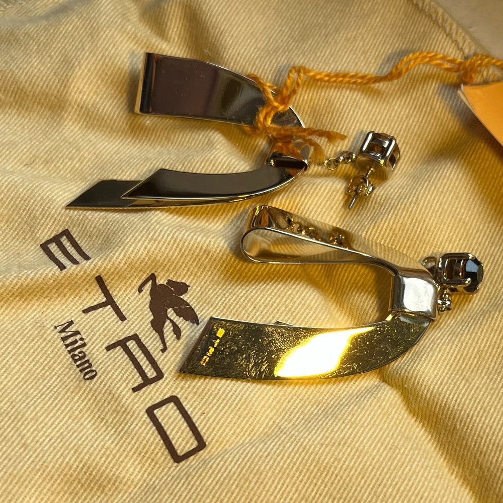 NWT ETRO Golden earrings